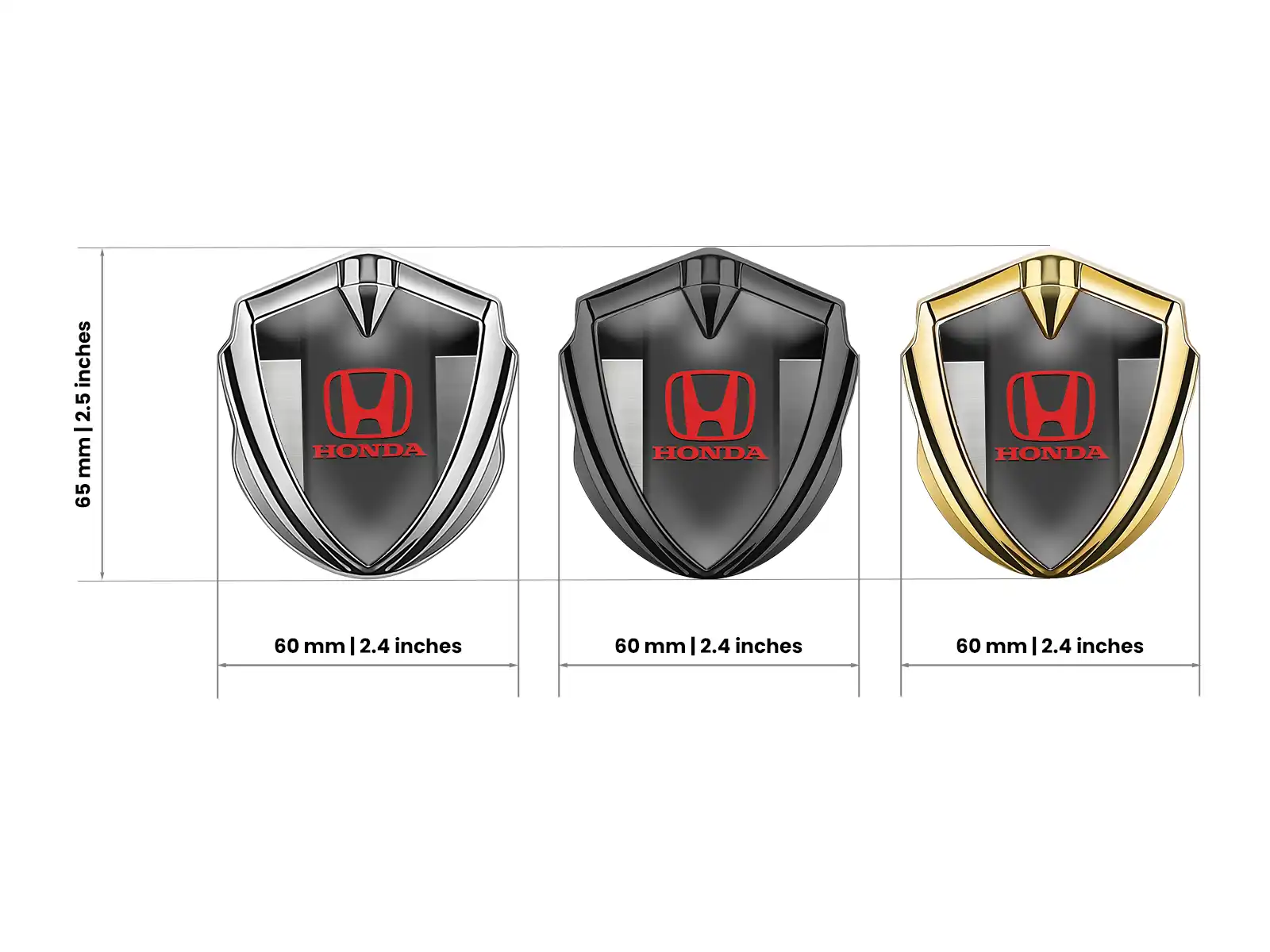 Honda Fender Abzeichen Langlebig Schicker Emblem Look